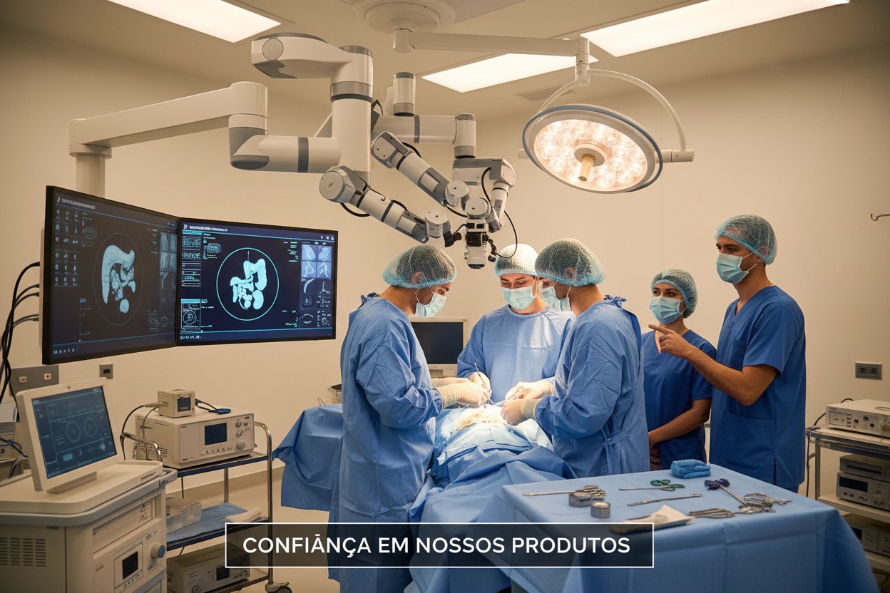 imagem que gere confiança deem nossos produtos. no ambiente hospitalar. equipamentos de alta tecnologia.